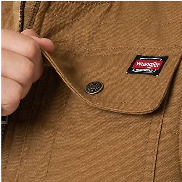 Wrangler Workwear Men's Quilted Utility Duck Work Vest Size : Small ( 34… - Picture 8 of 10